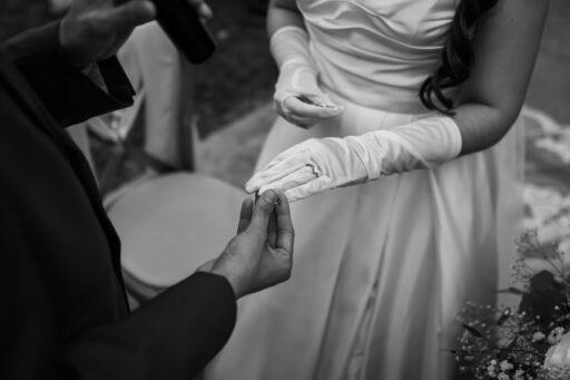 a couple of people that are holding something in their hands